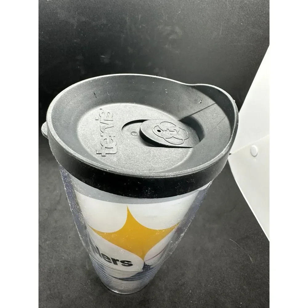 Tervis Double Walled NFL Pittsburgh Steelers Insulated Tumbler Cup 24Oz with Lid